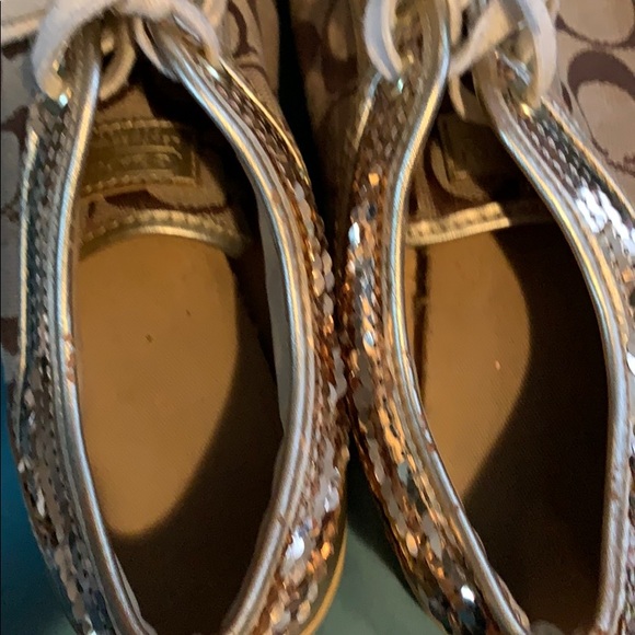 Coach Sneakers with Sequins! - Picture 6 of 6
